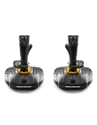 Thrustmaster T.16000M FCS SPACE SIM DUO Nero, Arancione USB Joystick Analogico/Digitale PC