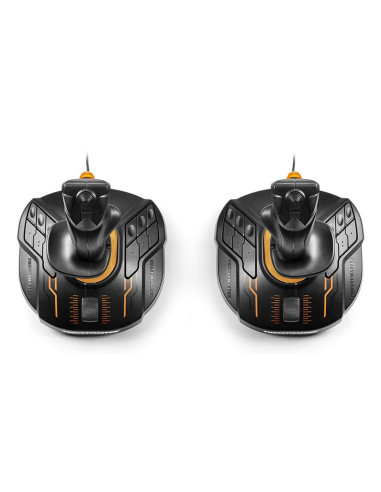 Thrustmaster T.16000M FCS SPACE SIM DUO Nero, Arancione USB Joystick Analogico/Digitale PC