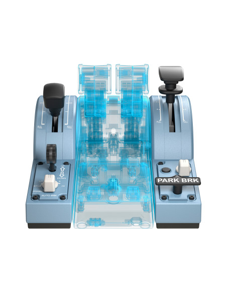 Thrustmaster TCA Quadrant Add-On Airbus Edition Nero, Blu Simulazione di Volo PC