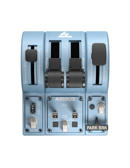 Thrustmaster TCA Quadrant Add-On Airbus Edition Nero, Blu Simulazione di Volo PC