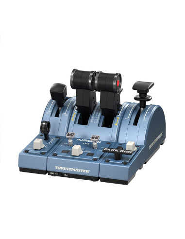 Thrustmaster TCA Captain Pack X Airbus Edition Nero, Grigio USB Joystick + leva di controllo del motore Analogico PC, Xbox