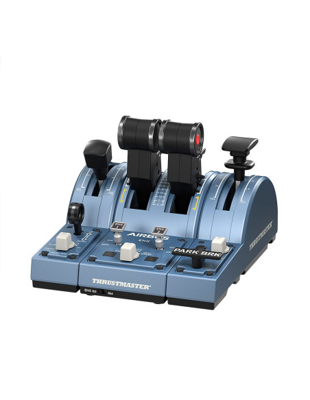 Thrustmaster TCA Captain Pack X Airbus Edition Nero, Grigio USB Joystick + leva di controllo del motore Analogico PC, Xbox