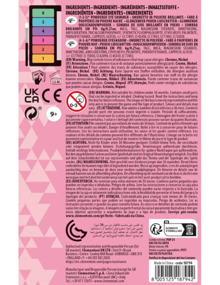 Clementoni Crazy Chic Eyeshadow: Tropical Vibe