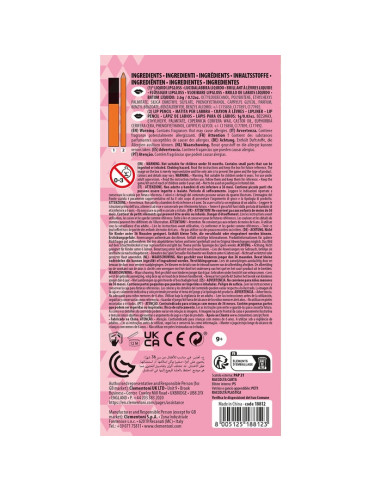 Clementoni Crazy Chic Lipgloss & Pencil: Tropical Vibe