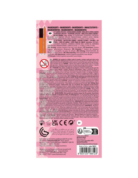 Clementoni Crazy Chic Lipgloss & Pencil: Tropical Vibe