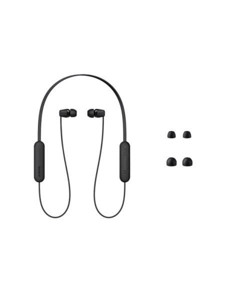 Sony WI-C100 Auricolare Wireless In-ear Musica e Chiamate Bluetooth Nero