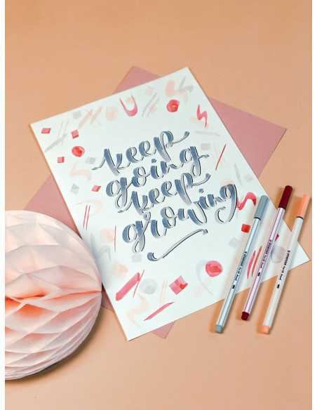 STABILO Pennarello con punta morbida a pennello Pen 68 brush