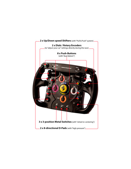 Thrustmaster Ferrari F1 Nero RF Volante Analogico PC, PlayStation 4, PlayStation 5, Playstation 3, Xbox