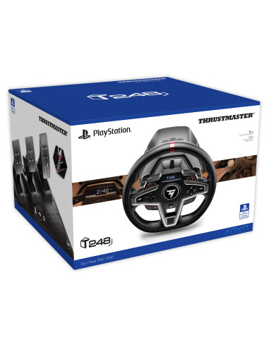 Thrustmaster T248 Nero Sterzo + Pedali PC, PlayStation 4, PlayStation 5