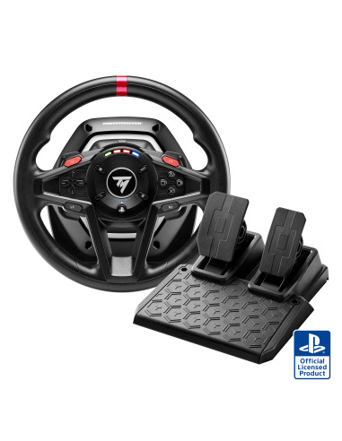 Thrustmaster T128 Nero USB Sterzo + Pedali Analogico PC, PlayStation 4, PlayStation 5