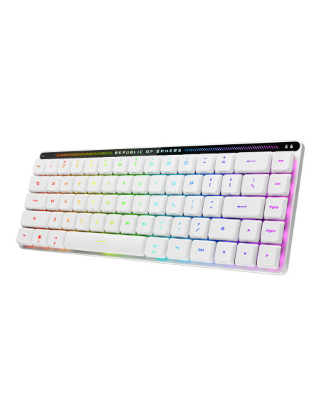 ASUS ROG Falchion RX Low Profile tastiera Gaming USB + RF Wireless + Bluetooth Bianco