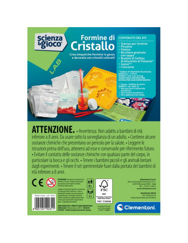 Clementoni Science & Play 19231 giocattolo e kit di scienza per bambini