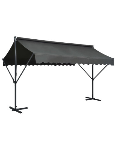 Tenda Parasole con Piedistallo 400x300 cm Antracite