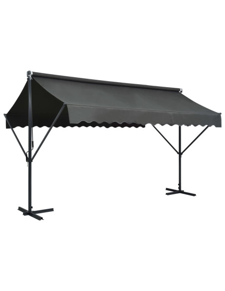 Tenda Parasole con Piedistallo 400x300 cm Antracite