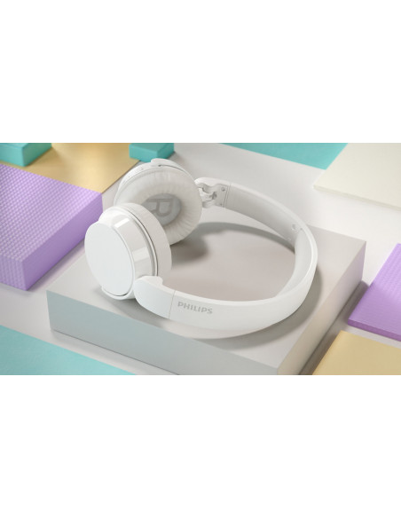 Philips Serie 4000 TAH4209WT/00 cuffia e auricolare Wireless A Padiglione Musica e Chiamate Bluetooth Bianco