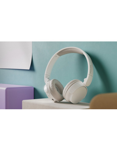 Philips TAH3209WT/00 cuffia e auricolare Wireless A Padiglione Musica e Chiamate Bluetooth Bianco