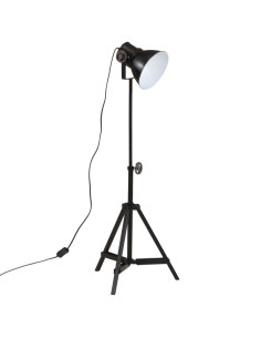 Lampada da Terra 25 W Nera 35x35x65/95 cm E27