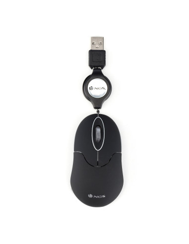 NGS SIN mouse Viaggio Ambidestro USB tipo A Ottico 1000 DPI