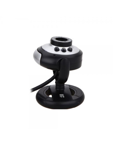 Xtreme 33861 webcam 0,3 MP 640 x 480 Pixel USB 2.0 Nero, Argento