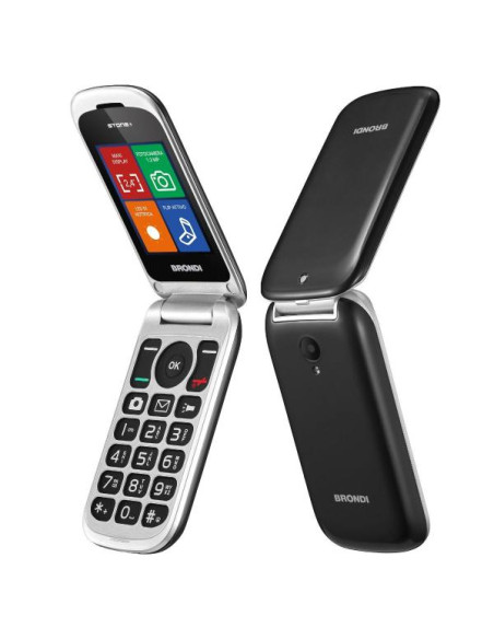 Brondi Stone+ 6,1 cm (2.4") Nero Telefono cellulare basico