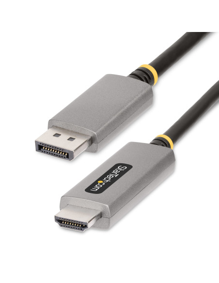 StarTech.com Cavo adattatore DisplayPort HDMI da 2 m, 8K 60Hz, 4K 144Hz, HDR10, Convertitore video attivo da DisplayPort 1.4 a H