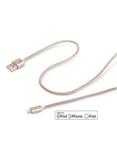 Celly 1.0M USB - Lightning M/M 1 m Oro