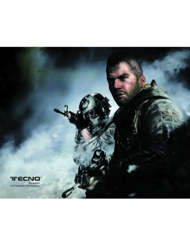 Tecno TC-PAD-01 Tappetino per mouse per gioco da computer Multicolore