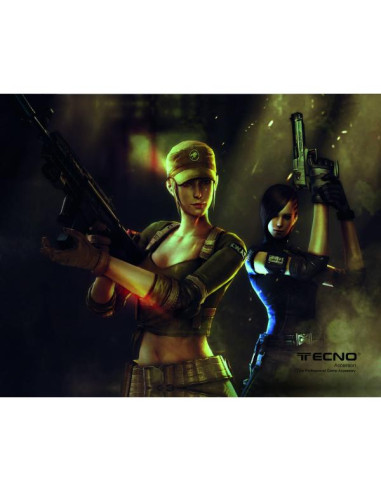 Tecno TC-PAD-01 Tappetino per mouse per gioco da computer Multicolore