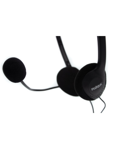 Nilox CHAT LIVE 2 Cuffie In-ear Musica e Chiamate Nero