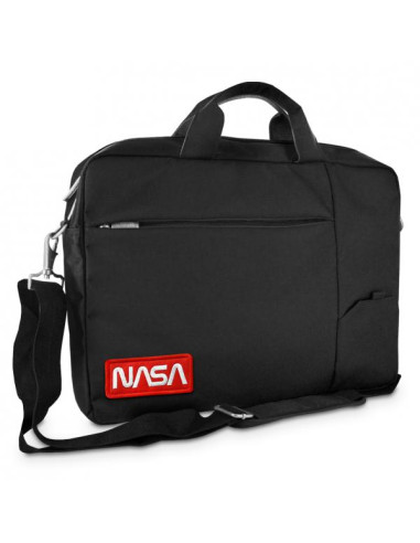 Atlantis Land NS-KLM180705-B borsa per notebook 39,6 cm (15.6") Borsa da corriere Nero, Rosso, Bianco