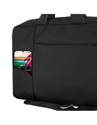 Atlantis Land NS-KLM180705-B borsa per notebook 39,6 cm (15.6") Borsa da corriere Nero, Rosso, Bianco