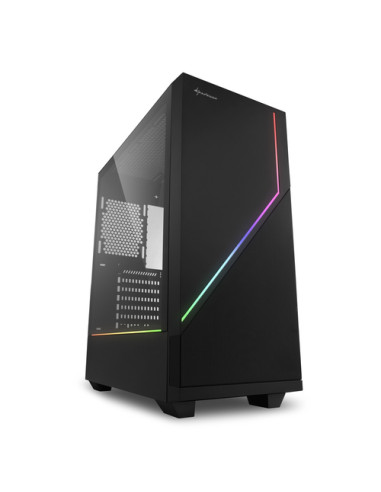 SHARKOON CASE RGB FLOW, ATX, 7 SLOTS EXPANSION, 2 USB 3.0, 1 USB 2.0DRIVE BAY DA 2,5"/3,5
