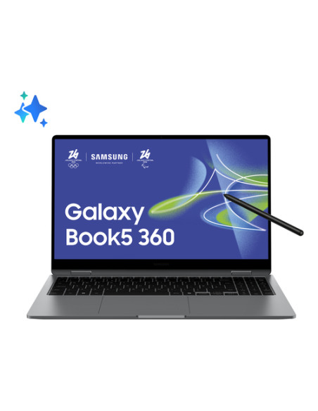 Samsung Galaxy Book5 360 Copilot+ PC Intel Core Ultra 5 226V Ibrido (2 in 1) 39,6 cm (15.6") Touch screen Full HD 16 GB LPDDR5x-