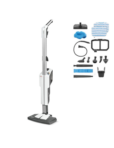 Polti Vaporetto SV610_Style Scopa a vapore 0,5 L 1500 W Grigio, Bianco