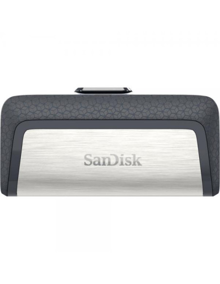 SanDisk Ultra Dual Drive USB Type-C unità flash USB 64 GB USB Type-A / USB Type-C 3.2 Gen 1 (3.1 Gen 1) Nero, Argento