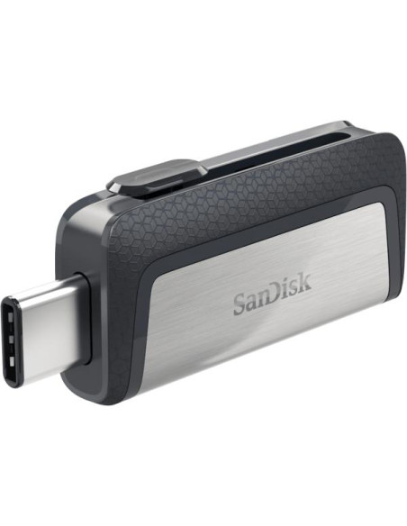 SanDisk Ultra Dual Drive USB Type-C unità flash USB 64 GB USB Type-A / USB Type-C 3.2 Gen 1 (3.1 Gen 1) Nero, Argento