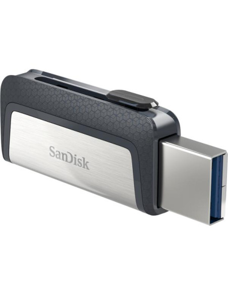 SanDisk Ultra Dual Drive USB Type-C unità flash USB 64 GB USB Type-A / USB Type-C 3.2 Gen 1 (3.1 Gen 1) Nero, Argento
