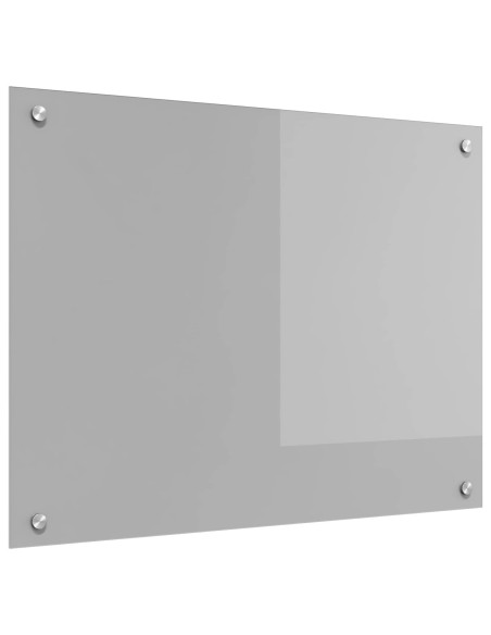 Rivestimento da Cucina Grigio chiaro 80 x 60 cm vetro temperato