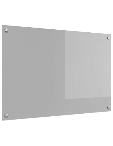 Rivestimento da Cucina Grigio chiaro 90 x 60 cm vetro temperato