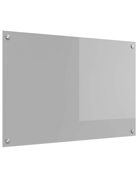 Rivestimento da Cucina Grigio chiaro 90 x 60 cm vetro temperato