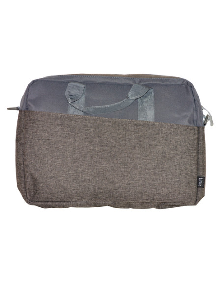 LINK BORSA PER NOTEBOOK 15.6 IN PLASTICA RICICLATA RPET 42X29X6 GRIGIO