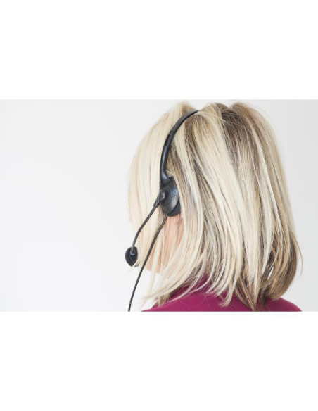 Link Accessori LKHS01 cuffia e auricolare Cablato A Padiglione Musica e Chiamate Nero