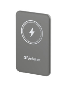 Verbatim Charge 'n' Go Polimeri di litio (LiPo) 5000 mAh Carica wireless Grigio