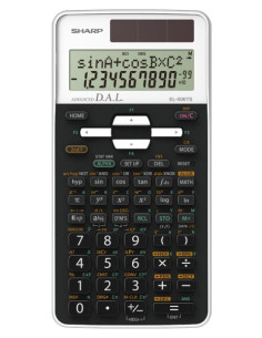 Sharp EL506TSBWH calcolatrice Tasca Calcolatrice scientifica Nero, Bianco