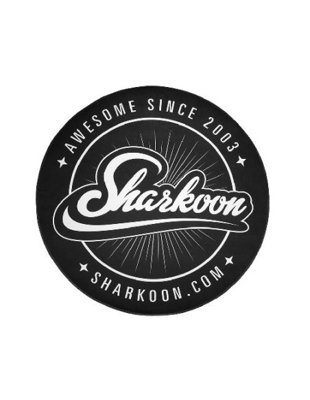 SHARKOON TAPPETO PER SEDIA GAMING FLOOR MAT, DIAMETRO 120 CM, SPESSORE 5 MM, BASE ANTISCIVOLO, POLI