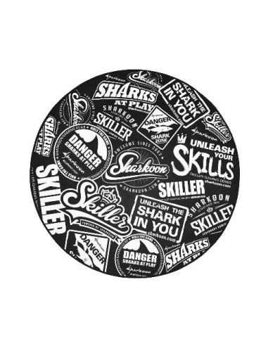 SHARKOON TAPPETO PER SEDIA GAMING SFM10, DIAMETRO 120 CM, SPESSORE 5 MM, BASE ANTISCIVOLO, POLIESTE