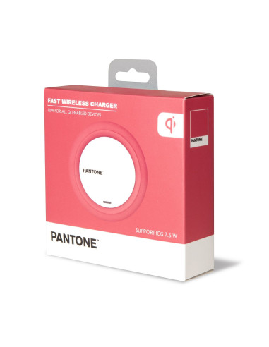 Celly PT-WC001P Caricabatterie per dispositivi mobili Universale Giallo USB Carica wireless Interno