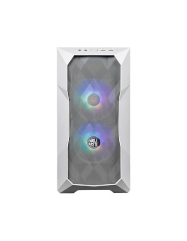 COOLER MASTER CASE MASTERBOX TD300 MESH WHITE ARGB, SIDE-PANEL, MID-TOWER, MICRO-ATX MINI-ITX