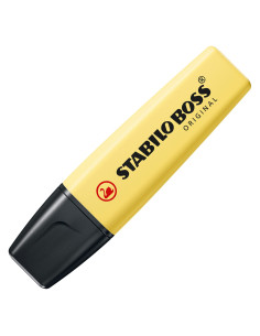 STABILO Boss Original Pastel evidenziatore 1 pz Punta smussata Giallo