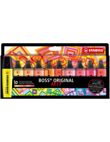 STABILO BOSS ORIGINAL evidenziatore 10 pz Punta smussata Multicolore